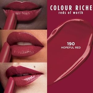 L'Oréal Paris Colour Riche The Reds Satin Lipstick, shade 190 Hopeful Red New